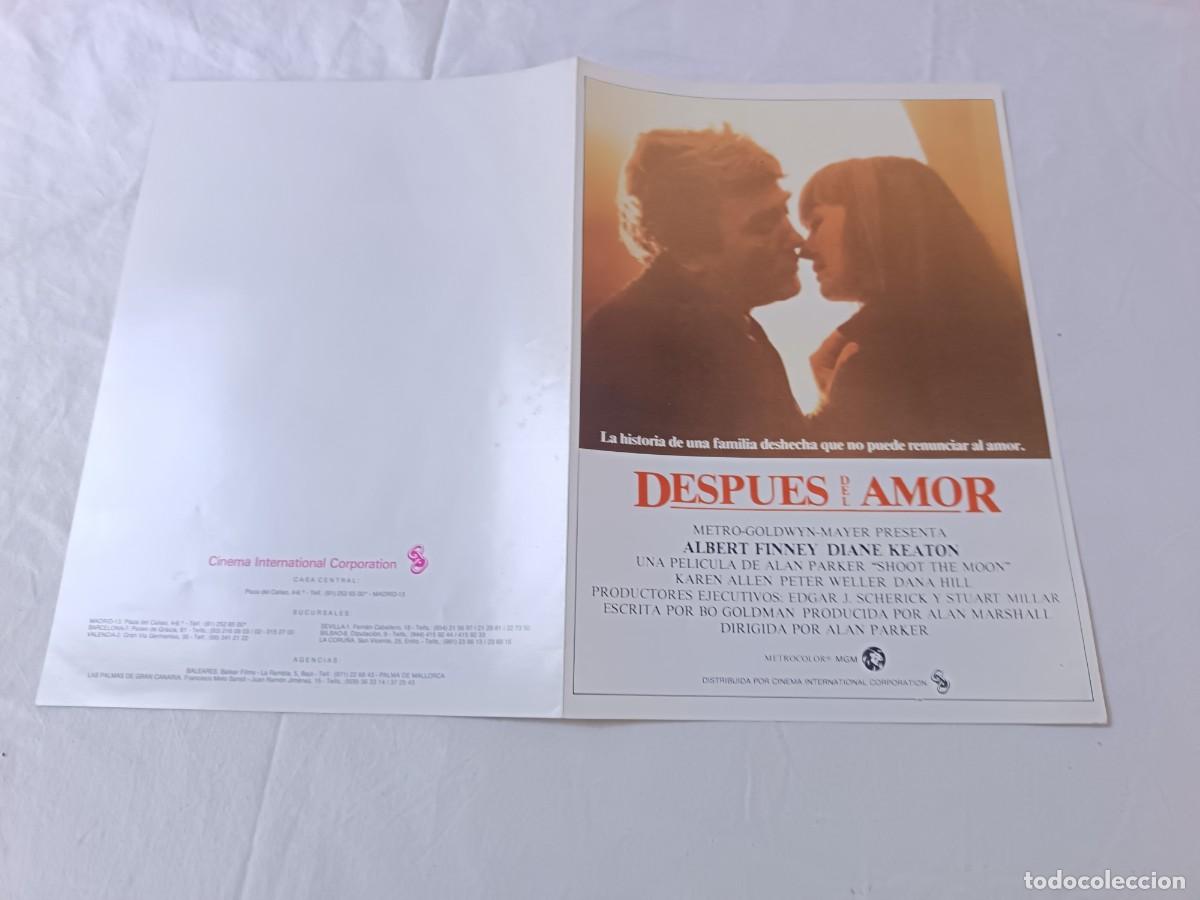 Cine: Gu&iacute;a Publicitaria de Cine, antigua o vintage, Despu&eacute;s del Amor