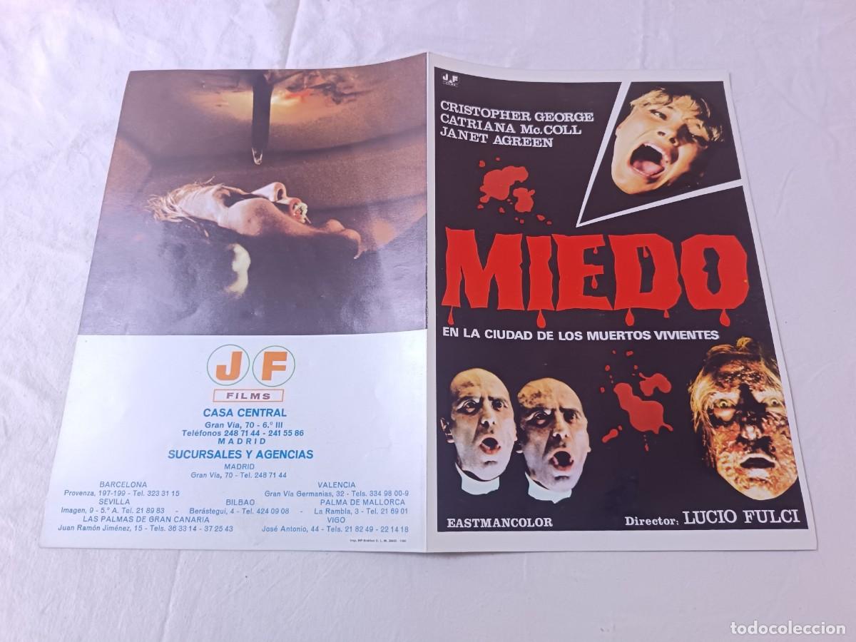 Cine: Gu&iacute;a Publicitaria de Cine, antigua o vintage, Miedo