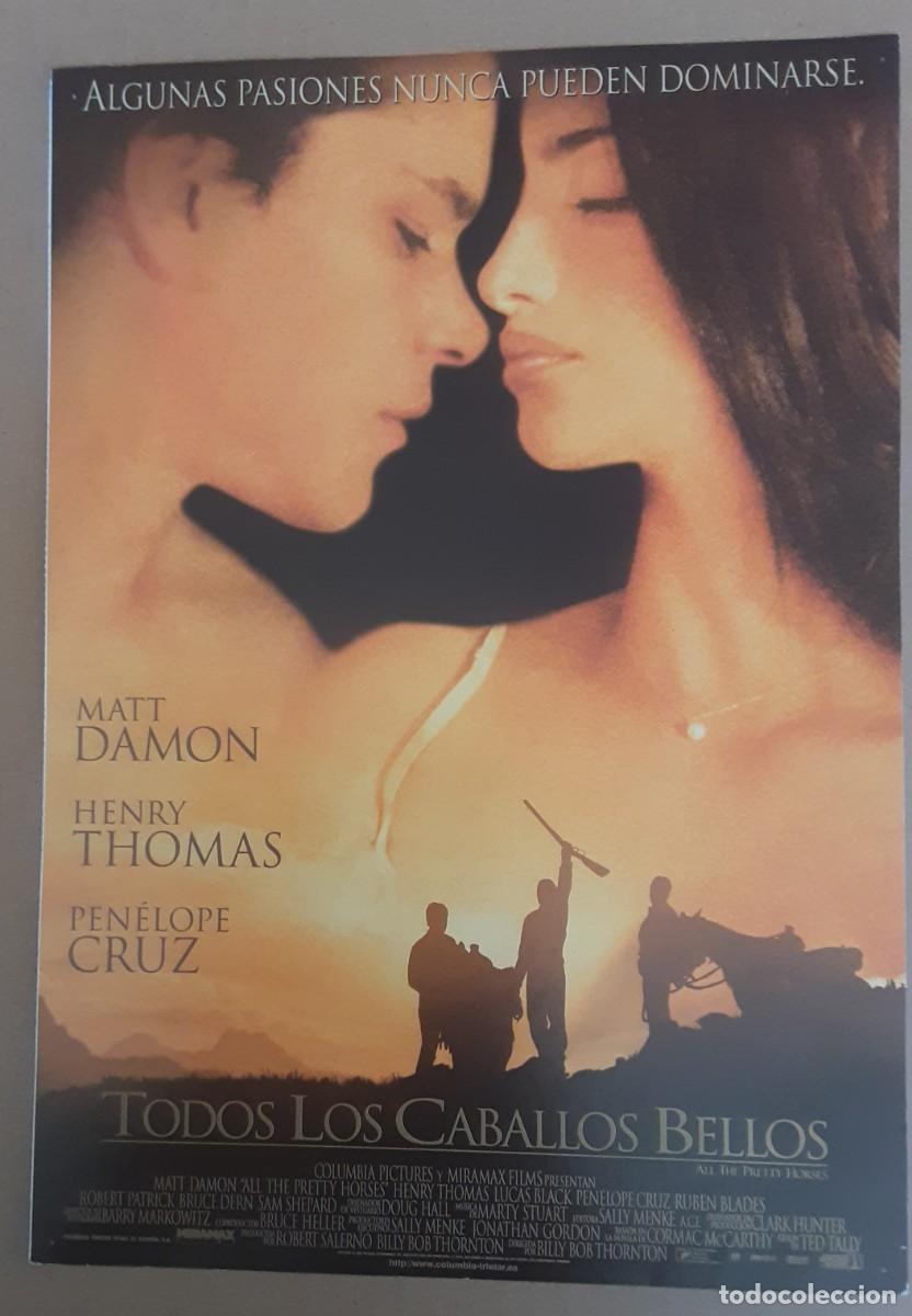 Cine: TODOS LOS CABALLOS BELLOS, MATT DAMON, HENRY THOMAS,PEN&Eacute;LOPE CRUZ.