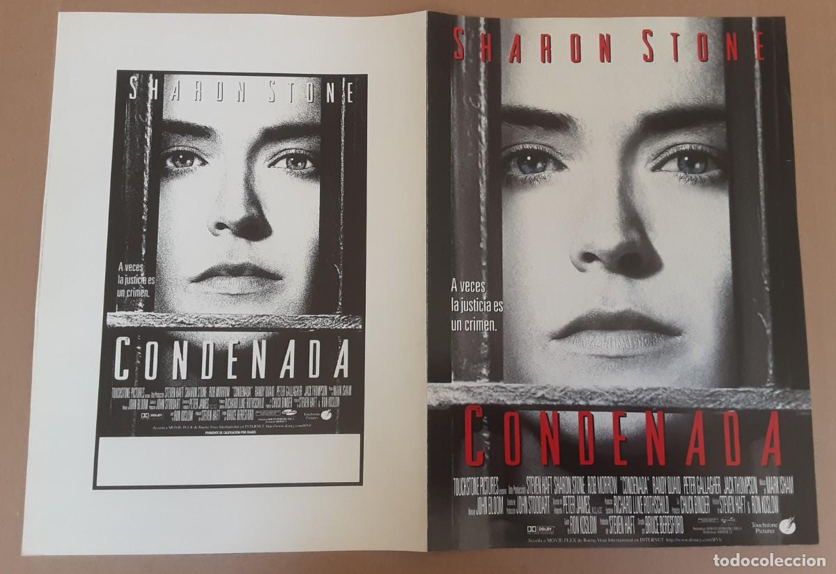 Cine: CONDENADA, SHARON STONE, ROB MORROW, RANDY QUAID.