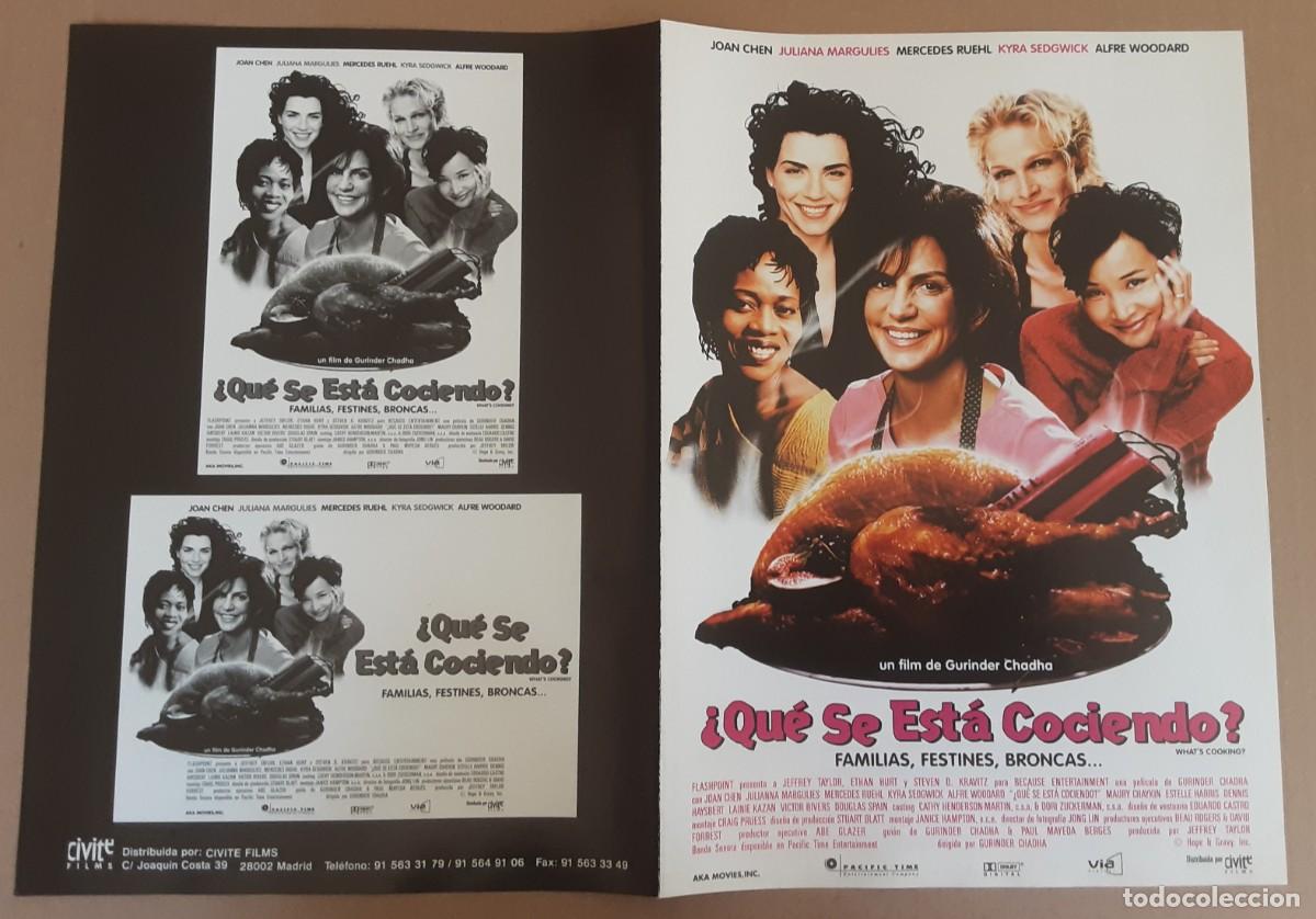 Cine: &iquest;QU&Eacute; SE EST&Aacute; COCIENDO?, JOAN CHEN, JULIANNA MARGULIES, MERCEDES RUEHL.