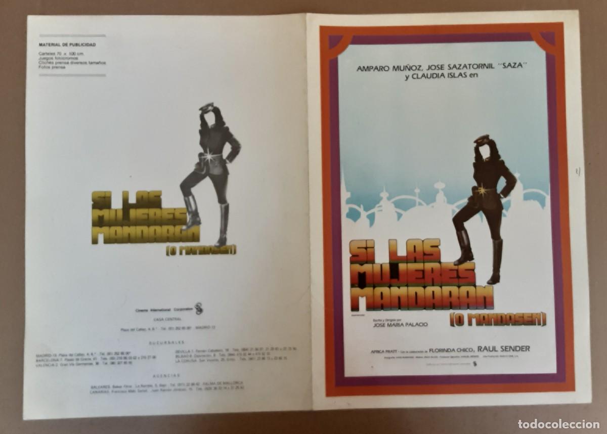 Cine: SI LAS MUJERES MANDARAN ( O MANDASEN), AMPARO MU&Ntilde;OZ, JOS&Eacute; SAZATORNIL, CLAUDIA ISLAS.
