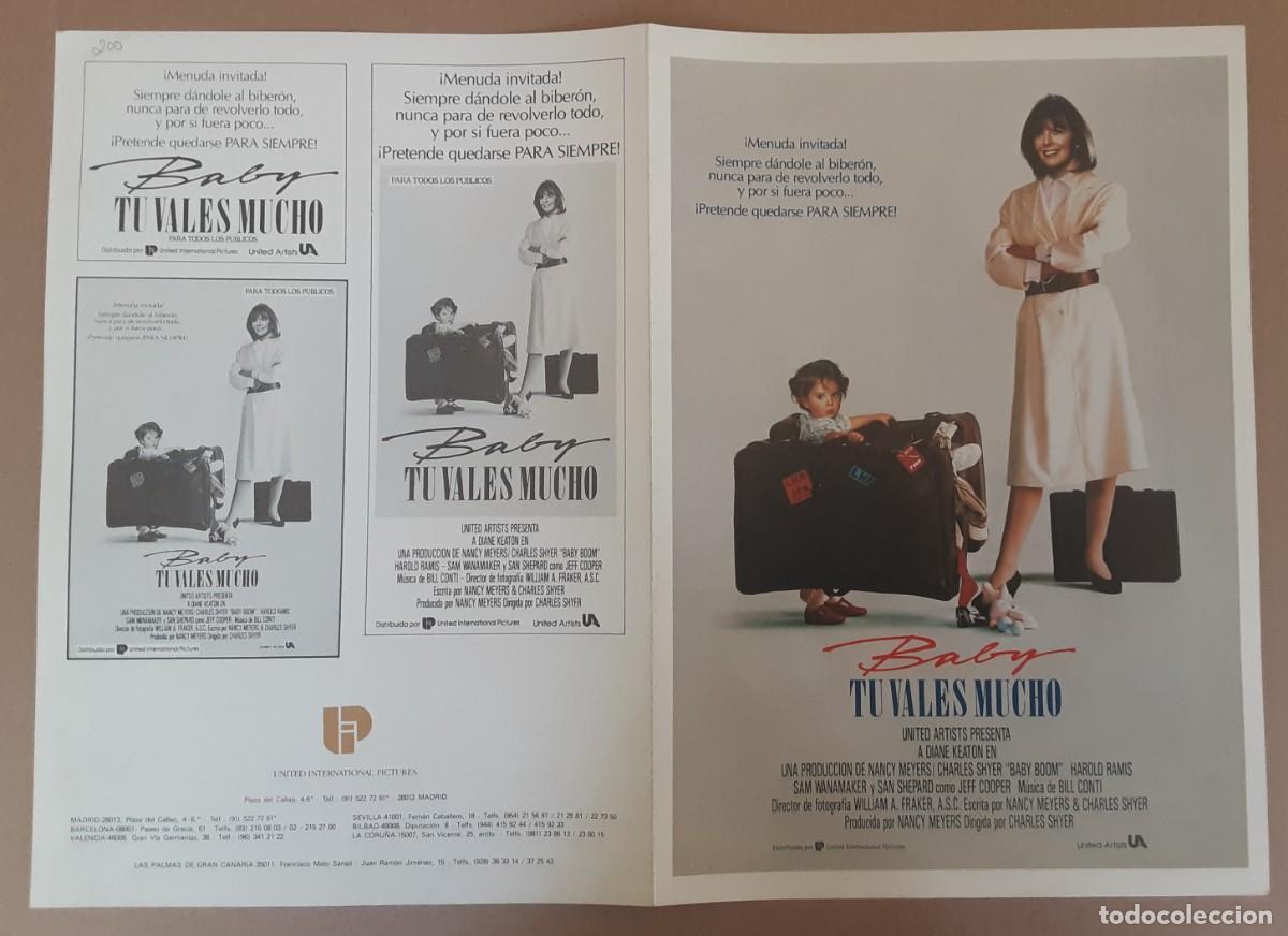 Cine: BABY TU VALES MUCHO, DIANE KEATON, HAROLD RAMIS, SAM WANAMAKER.