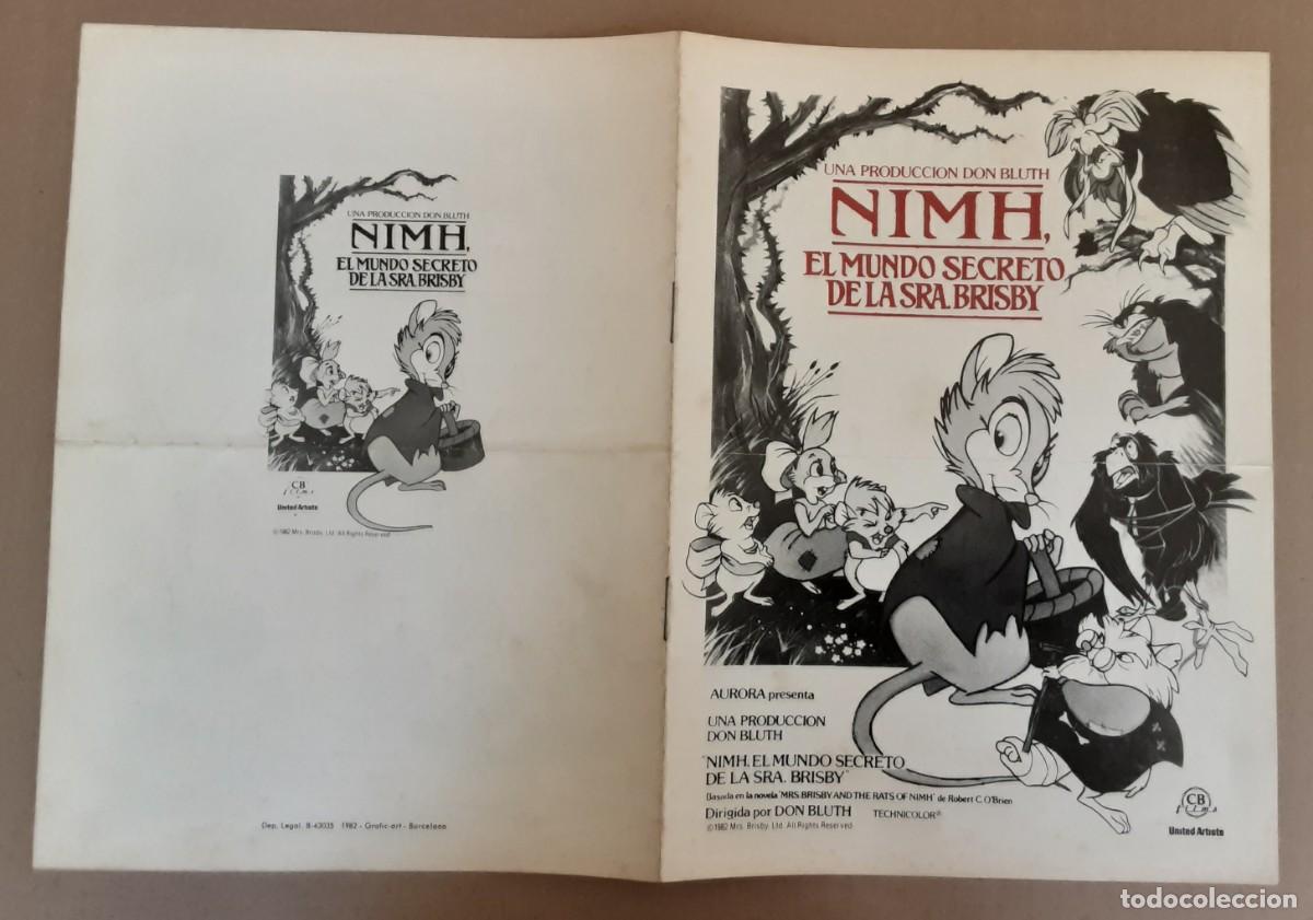 Cine: NIMH, EL MUNDO SECRETO DE LA SRA. BRISBY.