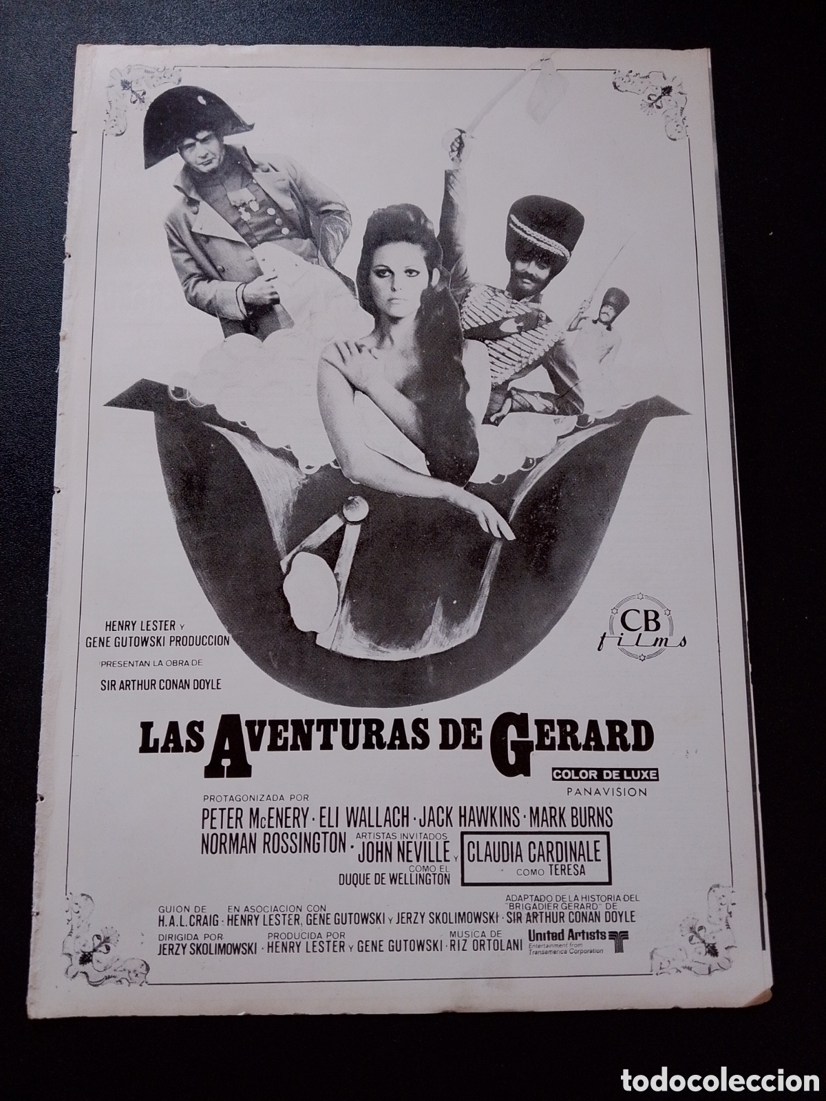 Cine: LAS AVENTURAS DE GERARD GUIA CINE ORIGINAL