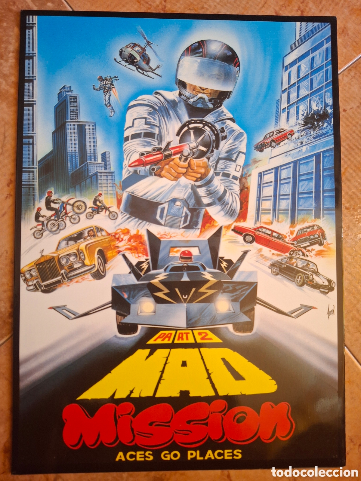 Cinema: Gu&iacute;a Prensa Mad Mission / Aces Go Places 1 y 2 - Folleto Original Ingl&eacute;s Atlas