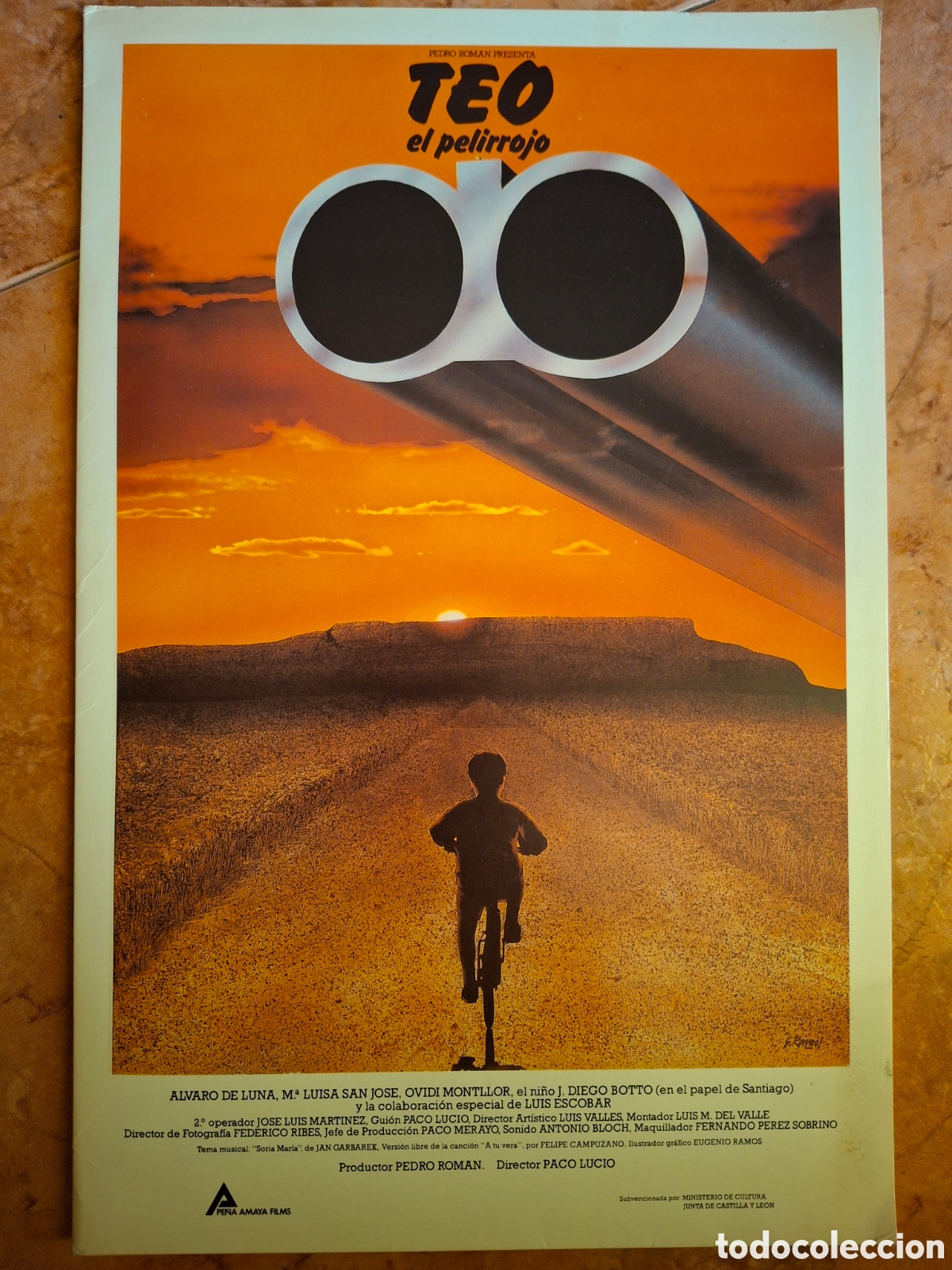 Cine: Pressbook Pel&iacute;cula &rdquo;Teo El Pelirrojo&rdquo; (1986) - Edici&oacute;n Especial Internacional Berlinale + Fotos Orig