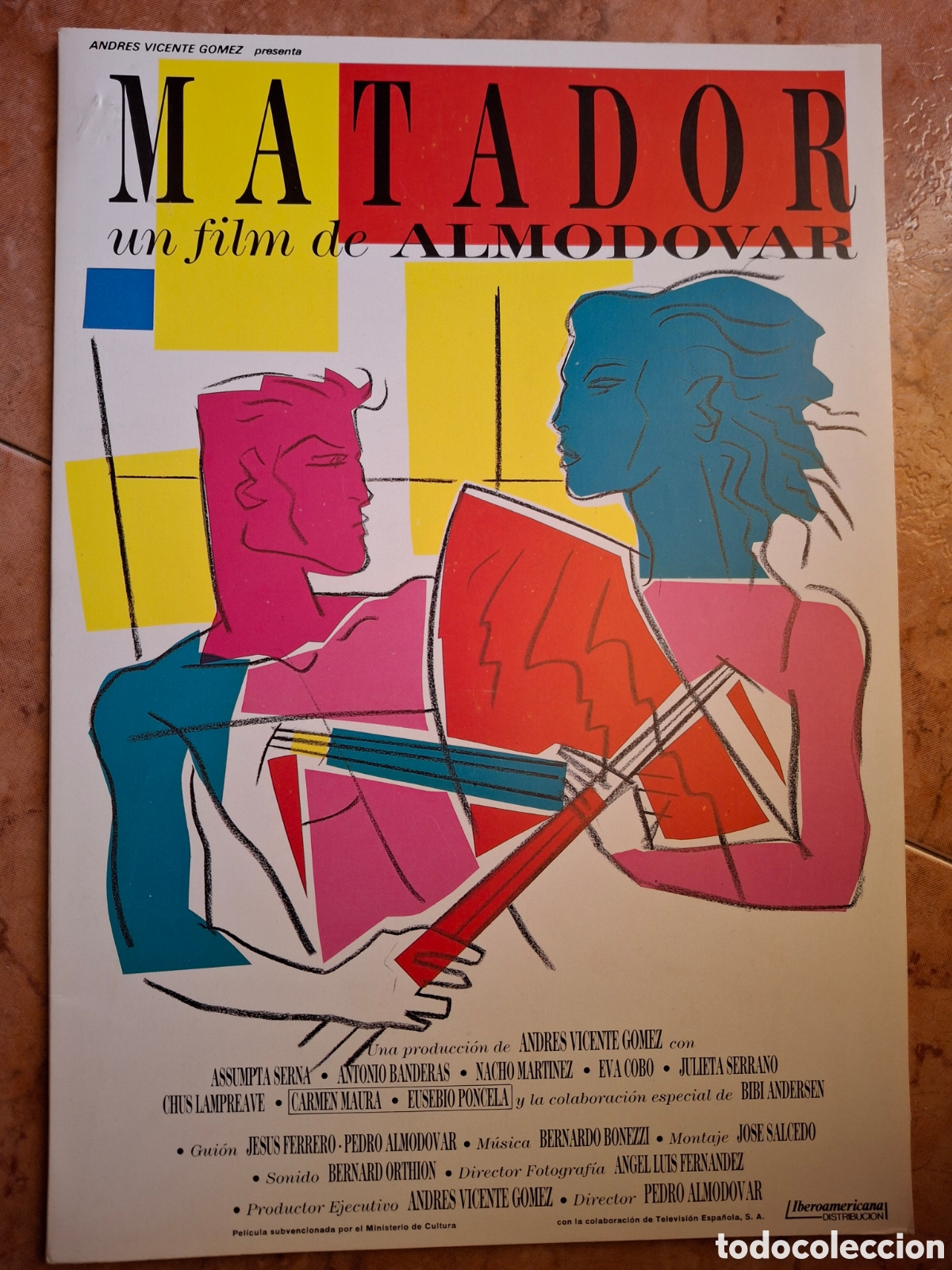 Kino: Press Kit / Carpeta de Prensa Original - MATADOR (1986) Pedro Almod&oacute;var - Muy Raro