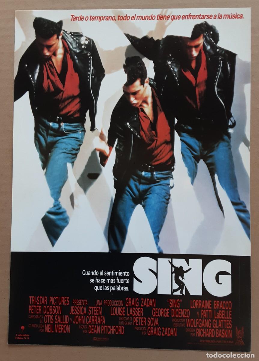Cine: SING ,LORRAINE BRACCO, GEORGE DI CENZO, PATTI LABELLE.