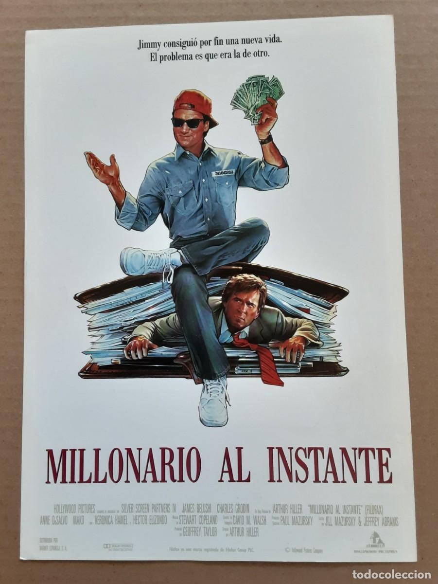 Cine: MILLONARIO AL INSTANTE, JAMES BELUSHI, CHARLES GRODIN, ANNE DeSALVO.