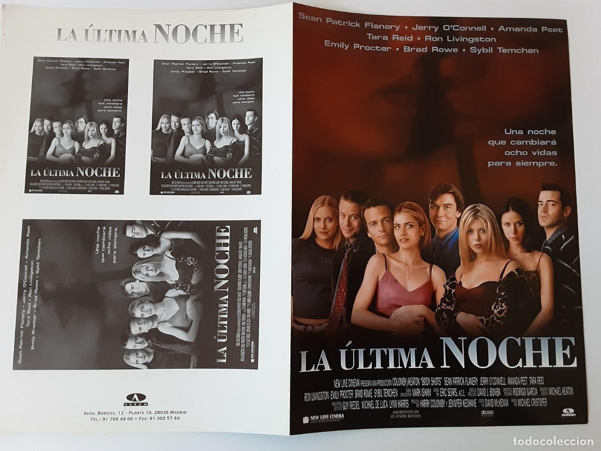 Cine: LA &Uacute;LTIMA NOCHE, SEAN PATRICK FLANERY, JERRY O'CONNELL, AMANDA PEET.