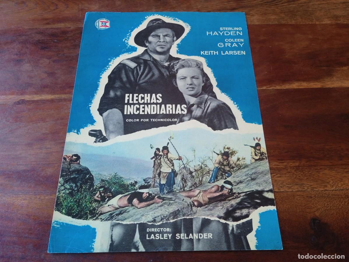 Cine: Flechas incendiarias - Sterling Hayden, Coleen Gray, Lasley Selander - Guia original Suevia 1964