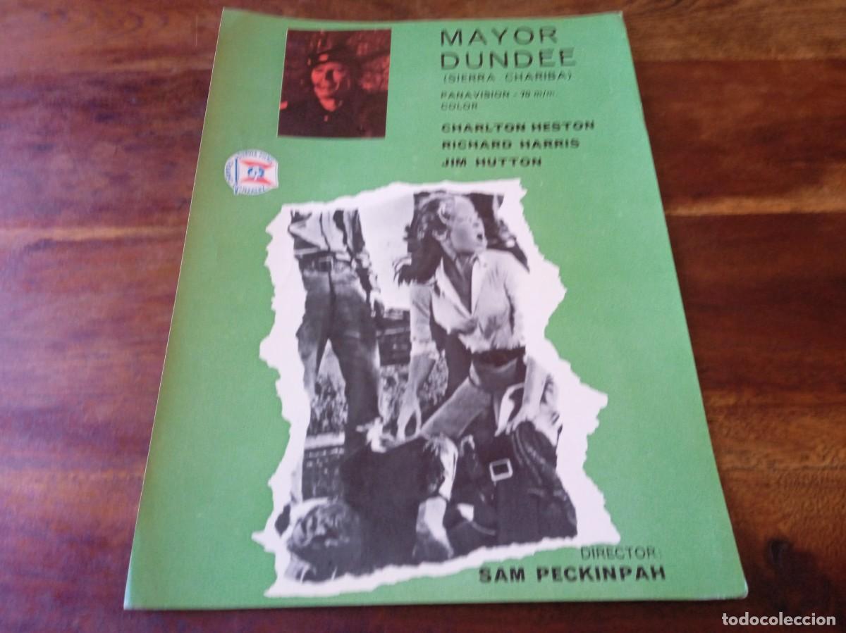 Cine: Mayor Dundee - Charlton Heston, Richard Harris - Dir. Sam Peckinpah - Guia original Suevia 1965