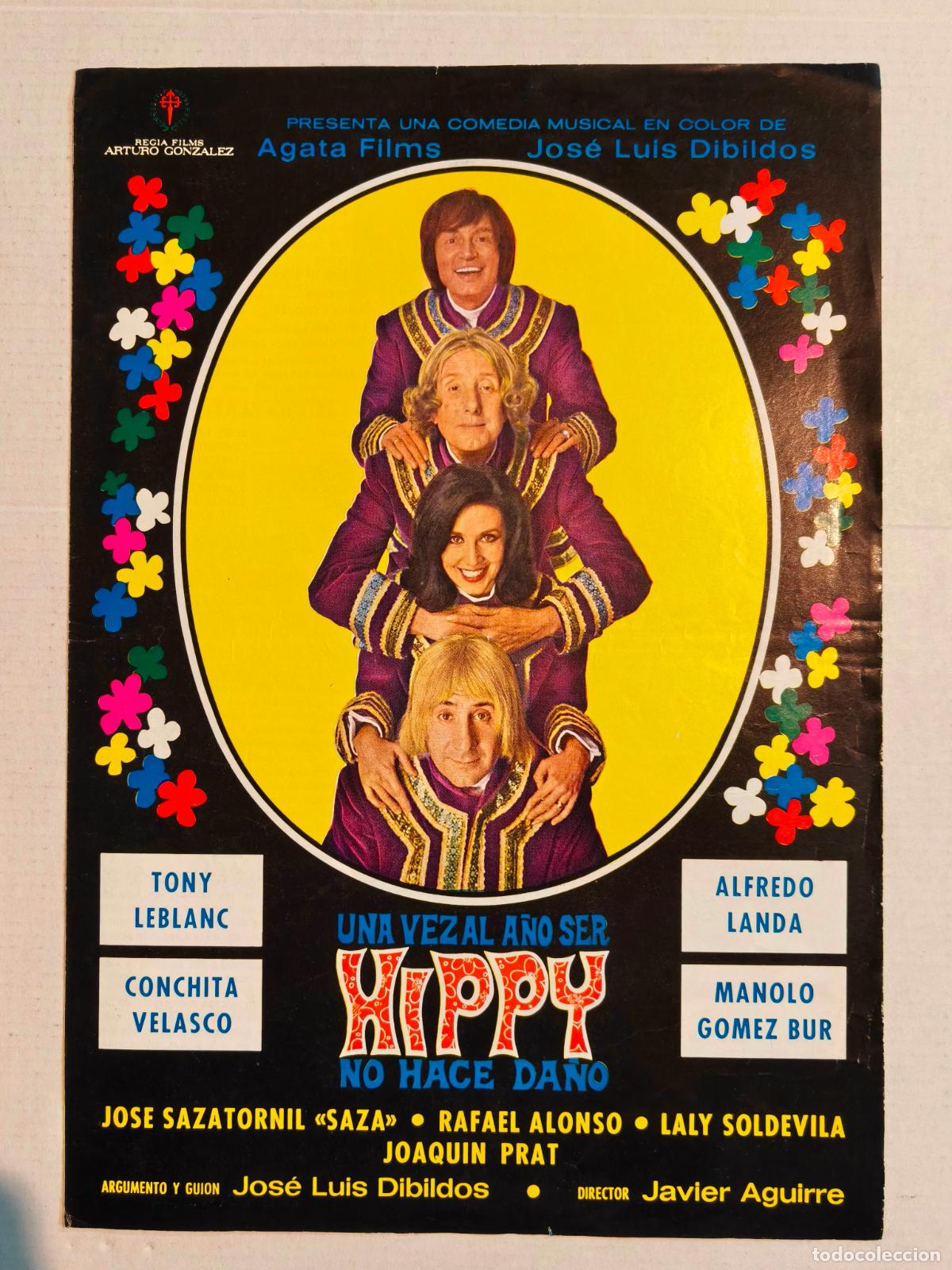 Cine: UNA VEZ AL A&Ntilde;O SER HIPPY NO HACE DA&Ntilde;O GUIA DE CINE 1969
