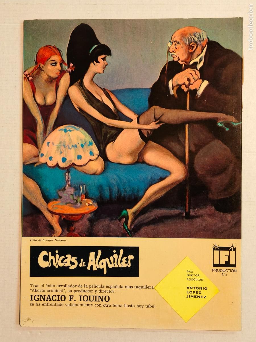 Cine: IQUINO CHICAS DE ALQUILER GUIA DE CINE 1974