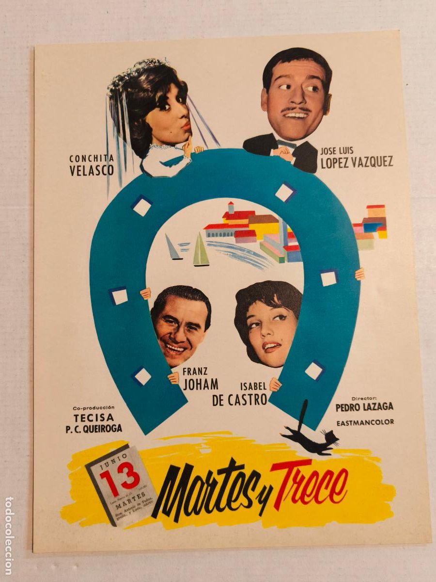 Cine: C. VELASCO MARTES Y TRECE GUIA DE CINE 1963