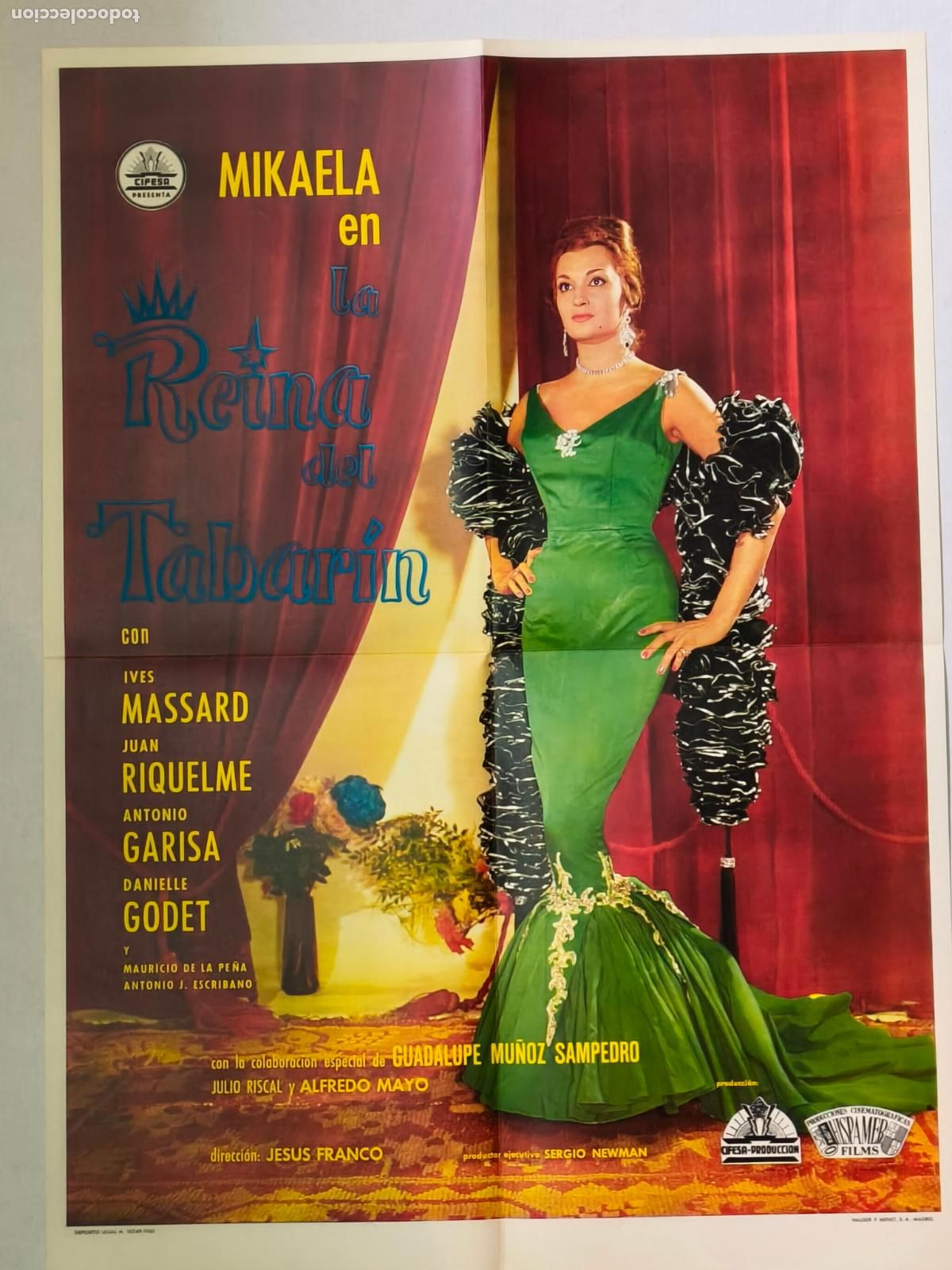 Cine: MIKAELA LA REINA DEL TABARIN CARTEL GUIA DE CINE 1961