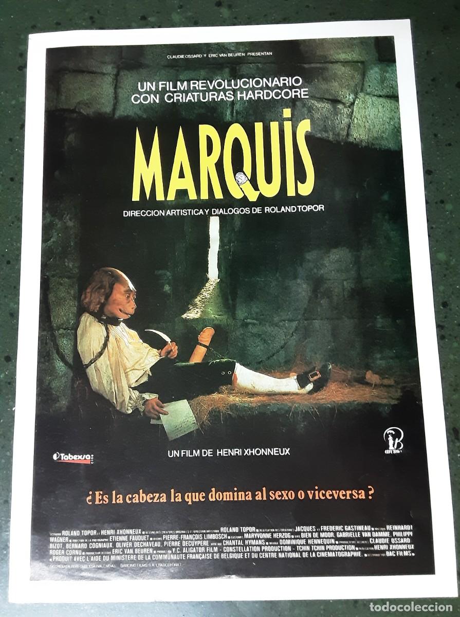 Cine: MARQUIS, PEL&Iacute;CULA DE ANIMACI&Oacute;N DE HENRI XHONNEUX.