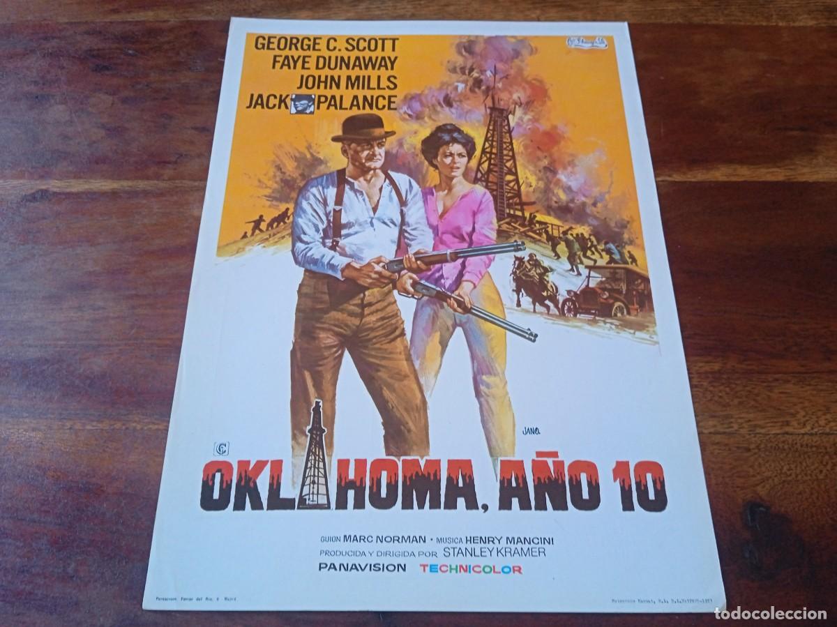 Cine: Oklahoma, a&ntilde;o 10 - George C. Scott, Faye Dunaway, John Mills - Guia original Filmayer 1973 Jano