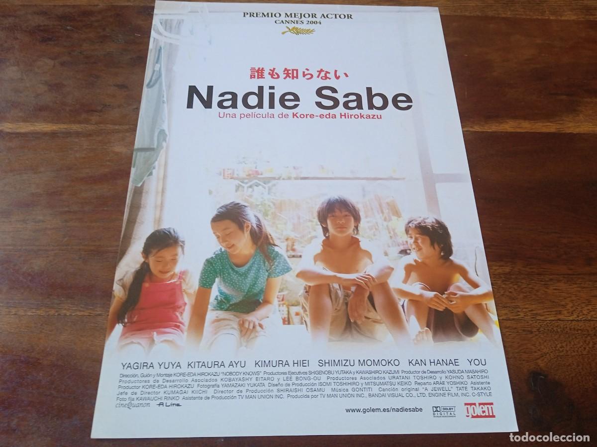Cine: Nadie sabe - Yuya Yagira, Ayu Kitaura, Hiei Kimura, Dir. Hirokazu Koreeda - Guia original Golem 2004