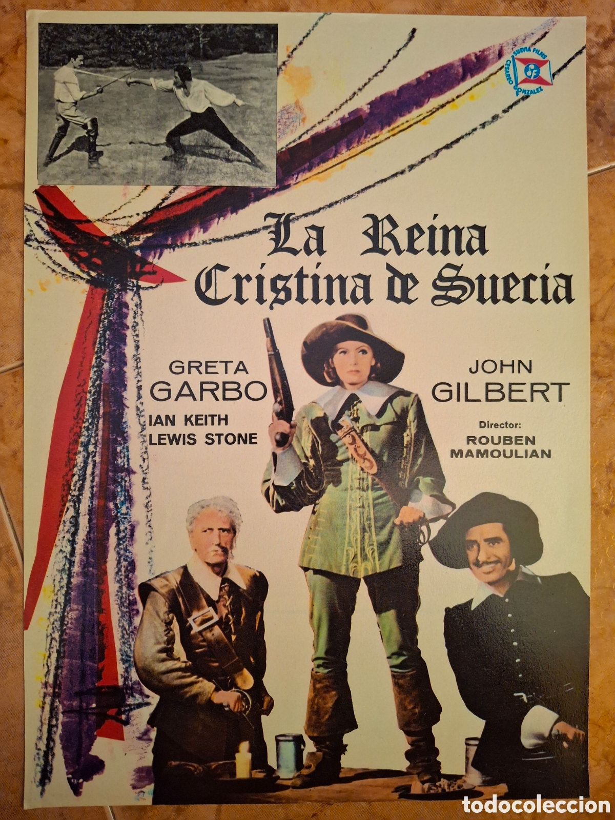 Cinema: PROGRAMA DE MANO ORIGINAL DE &Eacute;POCA: LA REINA CRISTINA DE SUECIA (1933) &ndash; GRETA GARBO