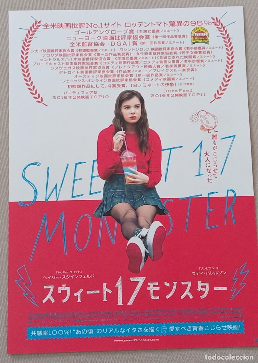 Cine: Gu&iacute;a japonesa programa flyer japon&eacute;s AL FILO DE LOS 17. Hailee Steinfeld, Woody Harrelson. JAPAN