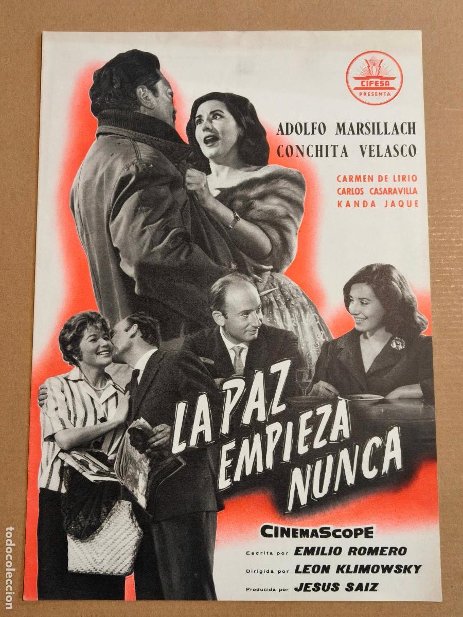 Cine: LA PAZ EMPIEZA NUNCA GUIA DE CINE 1961
