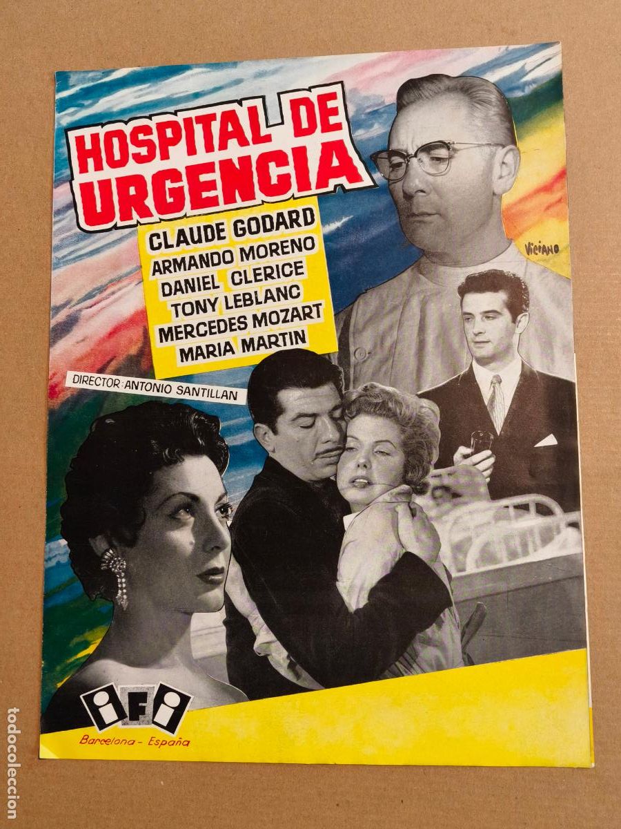 Cine: TONY LEBLAC HOSPITAL DE URGENCIAS GUIA DE CINE 1957