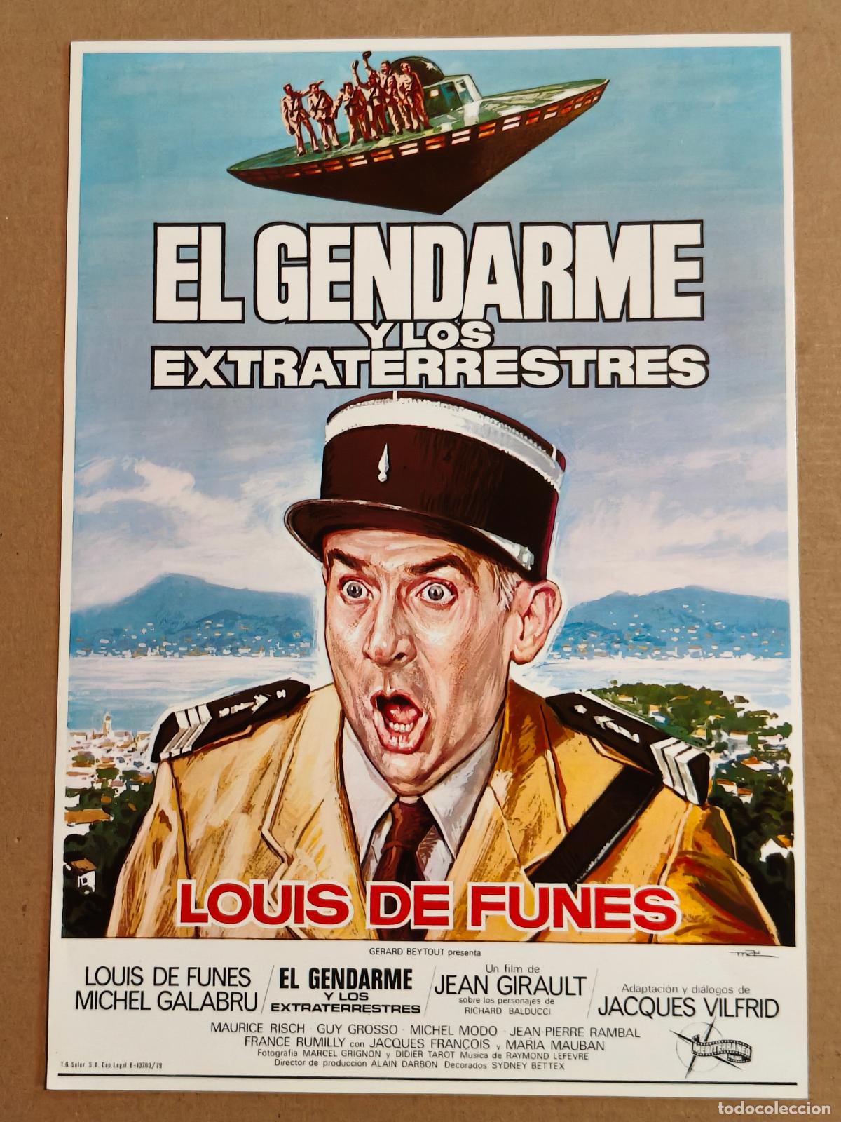 Cine: LOUIS DE FUNES EL GENDARME Y LOS EXTRATERRESTRES GUIA DE CINE 1979