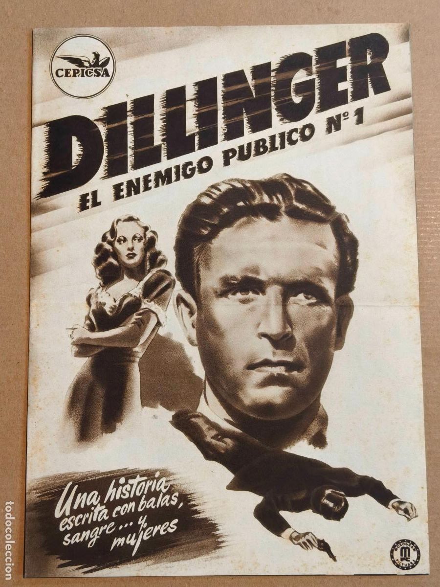 Cine: DILLINGER EL ENEMIGO PUBLICO GUIA DE CINE 1947