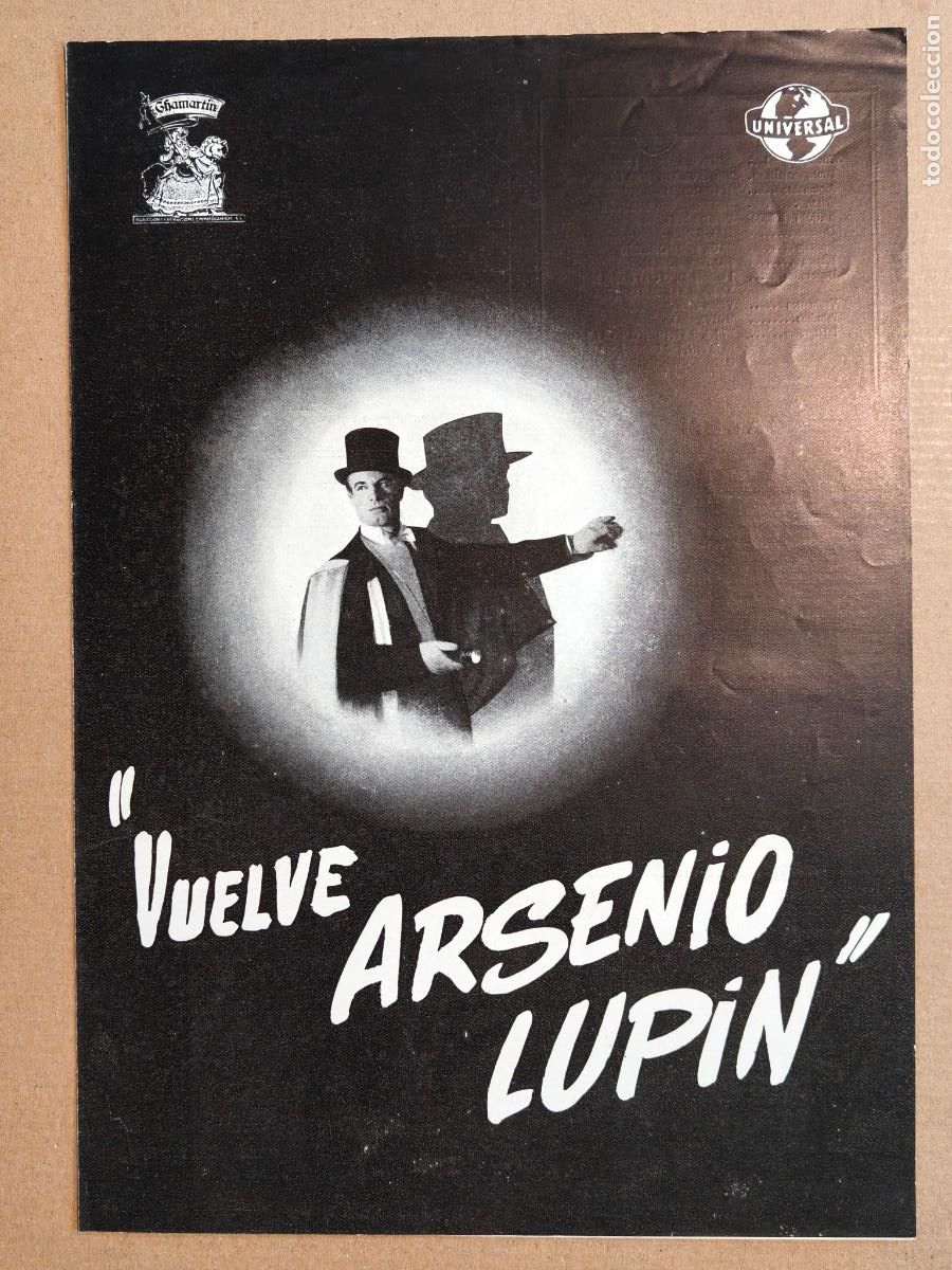Cine: VUELVE ARSENIO LUPIN GUIA DE CINE 1946