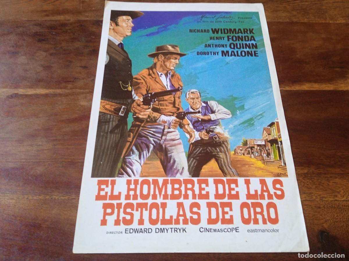 Cinema: El hombre de las pistolas de oro - Henry Fonda, Richard Widmark - Guia original Fox 1983 Jano