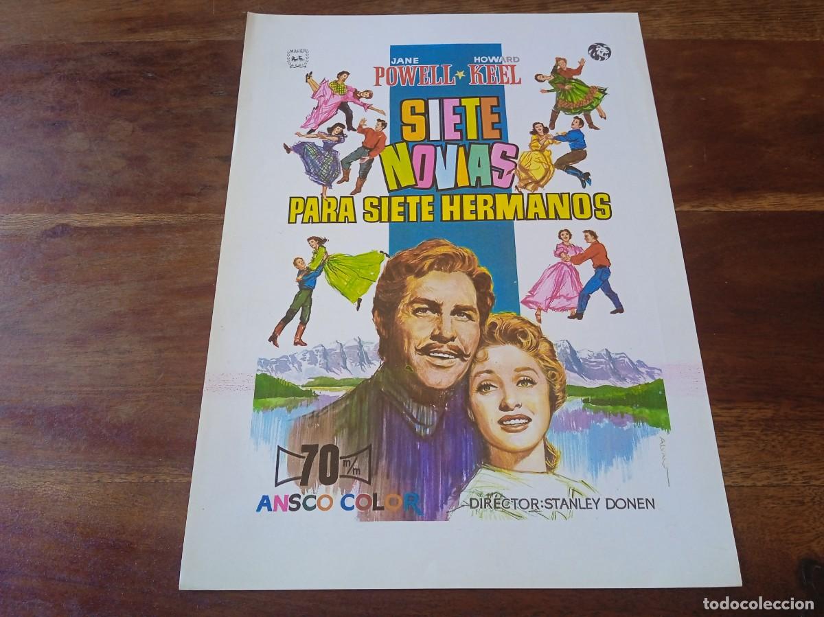 Cinema: Siete novias para siete hermanos - Jane Powell, Howard Keel, S. Donen - Guia original Mahier 1972