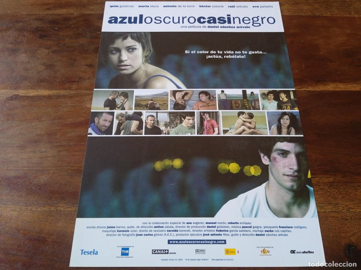 Cinema: Azul oscuro casi negro - Quim Gutierrez, Marta Etura, Raul Arevalo - Guia original Alta Films 2006