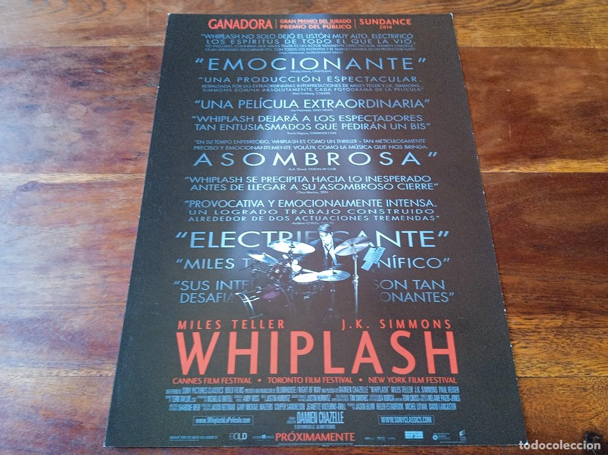 Cine: Whiplash - Miles Teller, J.K. Simmons, Melissa Benoist, Damien Chazelle - Guia original Sony 2014