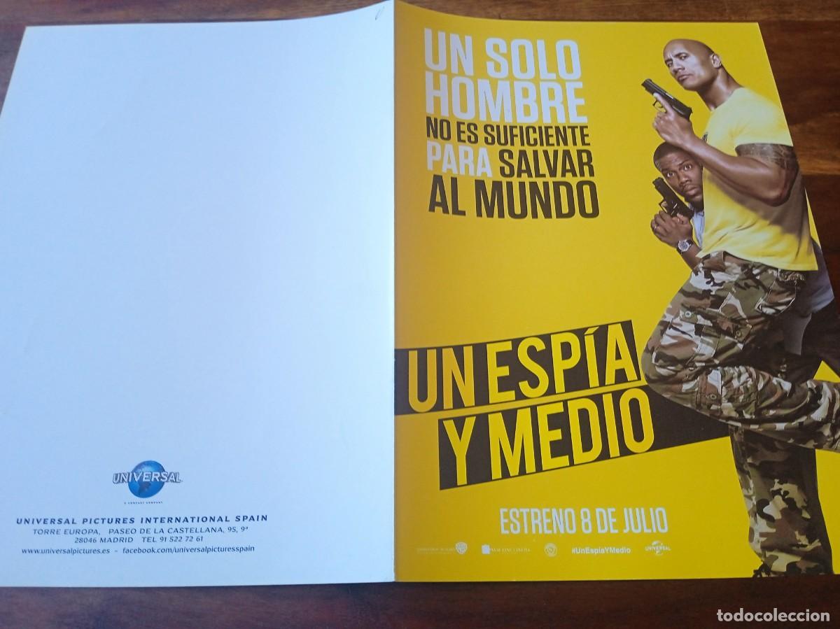Cinema: Un espia y medio - Dwayne Johnson, Kevin Hart, Amy Ryan, Aaron Paul - Guia original Universal 2016