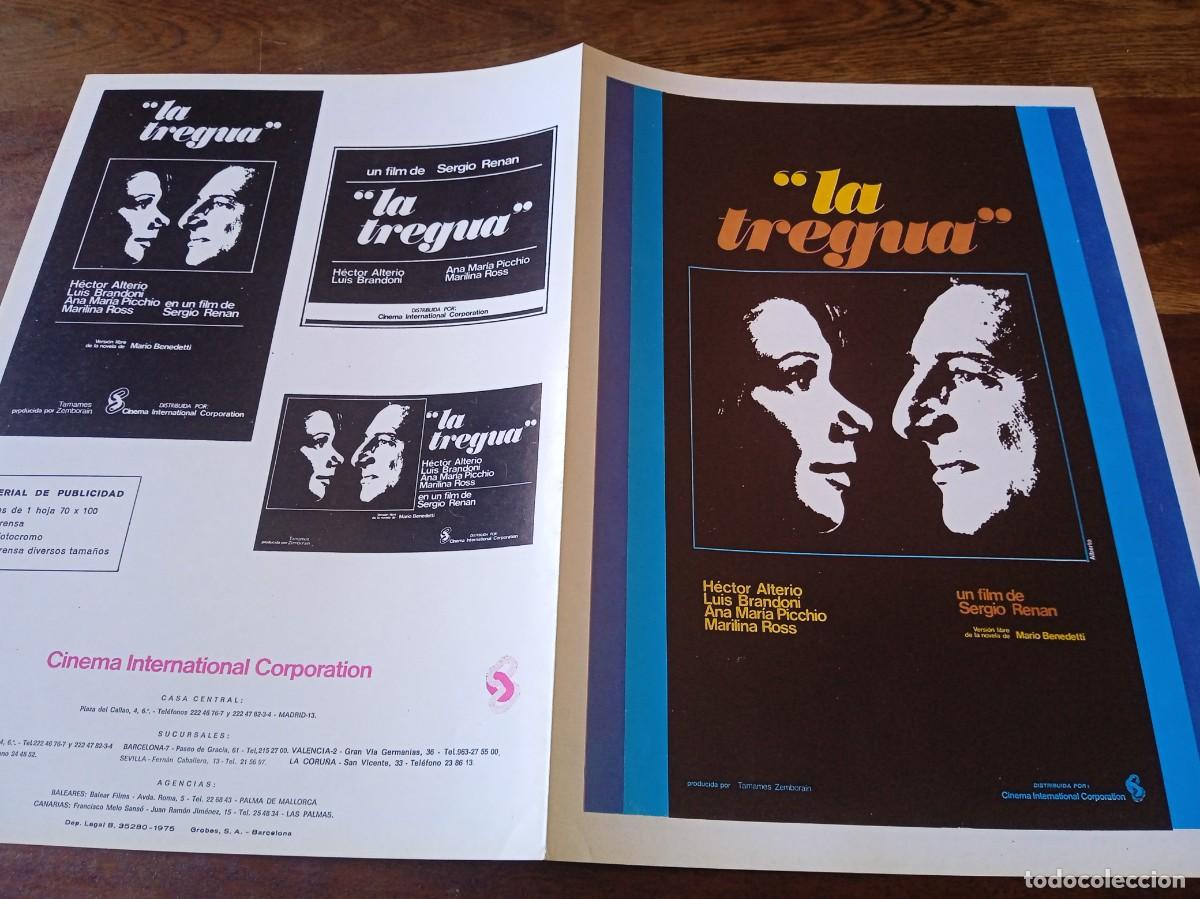 Cinema: La tregua - H&eacute;ctor Alterio, Luis Brandoni, Marilina Ross, Ana M&ordf; Picchio - Guia original C.I.C 1974