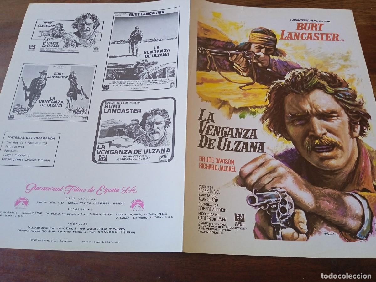 Cine: La venganza de Ulzana - Burt Lancaster, Bruce Davison, Robert Aldrich - Guia original Paramount 1973