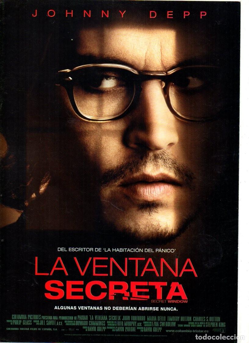 Cine: LA VENTANA SECRETA: JOHNNY DEPP ES UNA GU&Iacute;A NO ES UN DVD