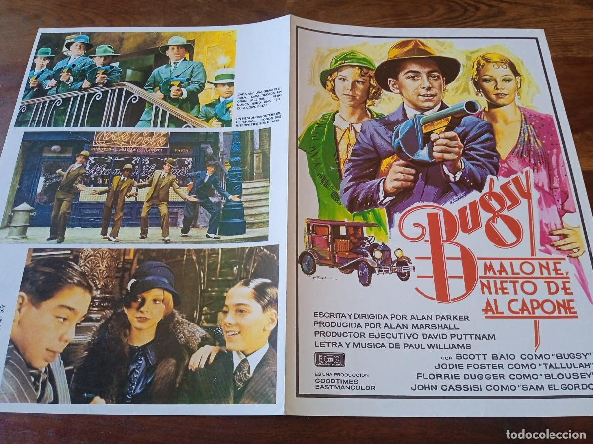 Cine: Bugsy Malone, nieto de Al Capone - Scott Baio, Jodie Foster - Guia original Mundial 1976 Mac