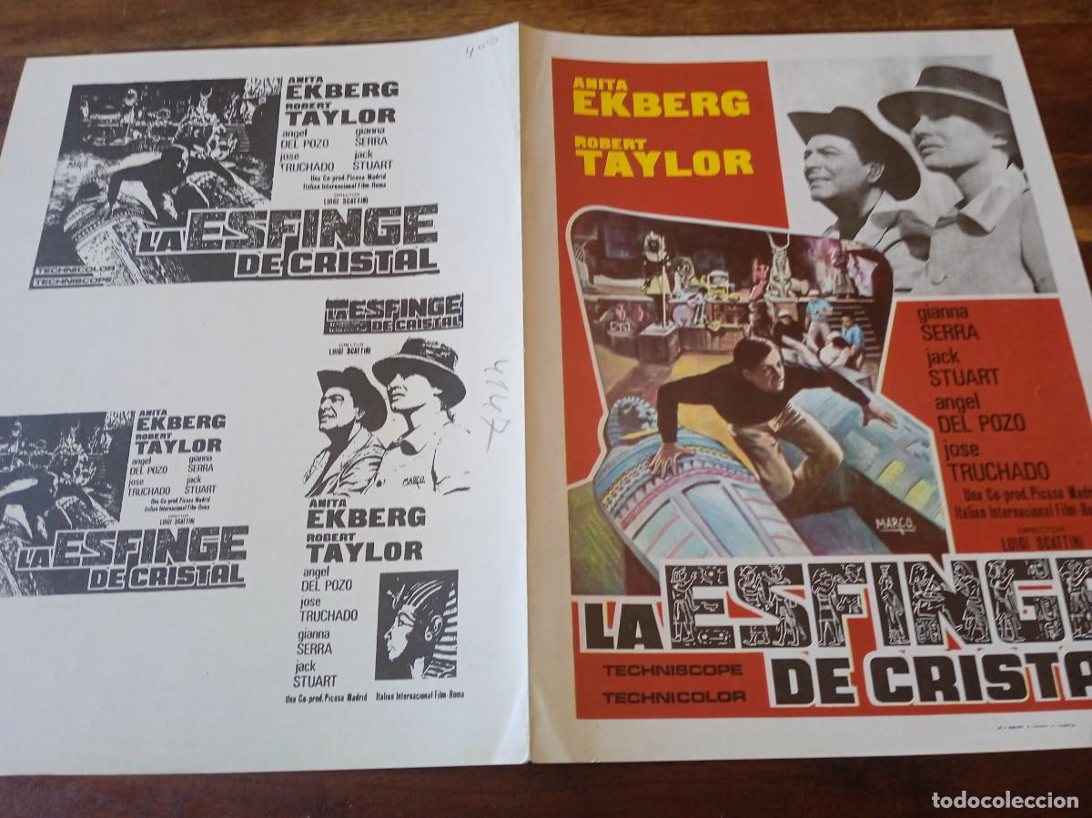 Cine: La esfinge de cristal - Anita Ekberg, Robert Taylor, Jack Stuart - Guia original Picasa 1967