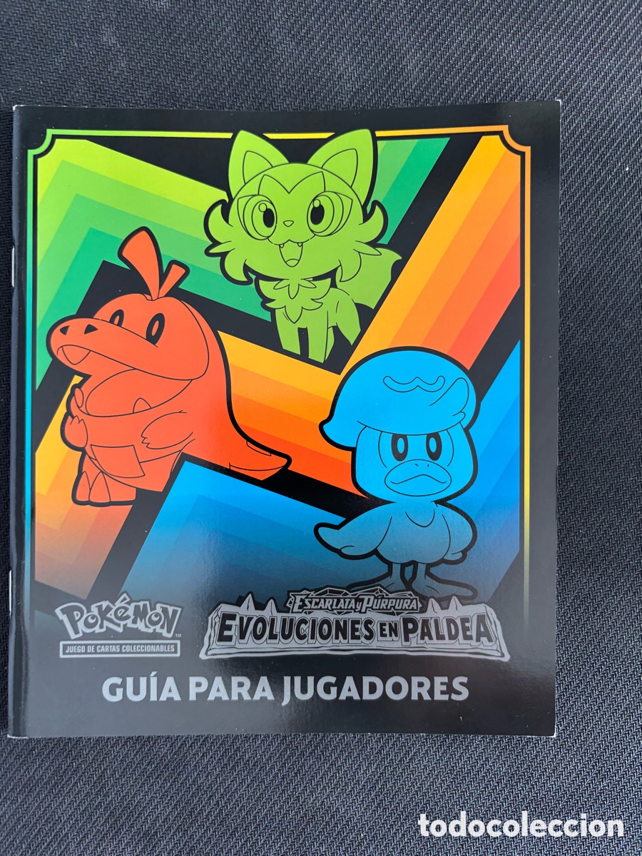Cine: MANUAL GUIA ETB POKEMON TCG EVOLUCIONES DE PALDEA