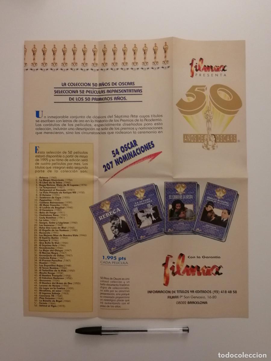 Cine: LISTA DE MATERIAL GUIA ORIGINAL - 50 A&Ntilde;OS DE OSCARS - FILMAX