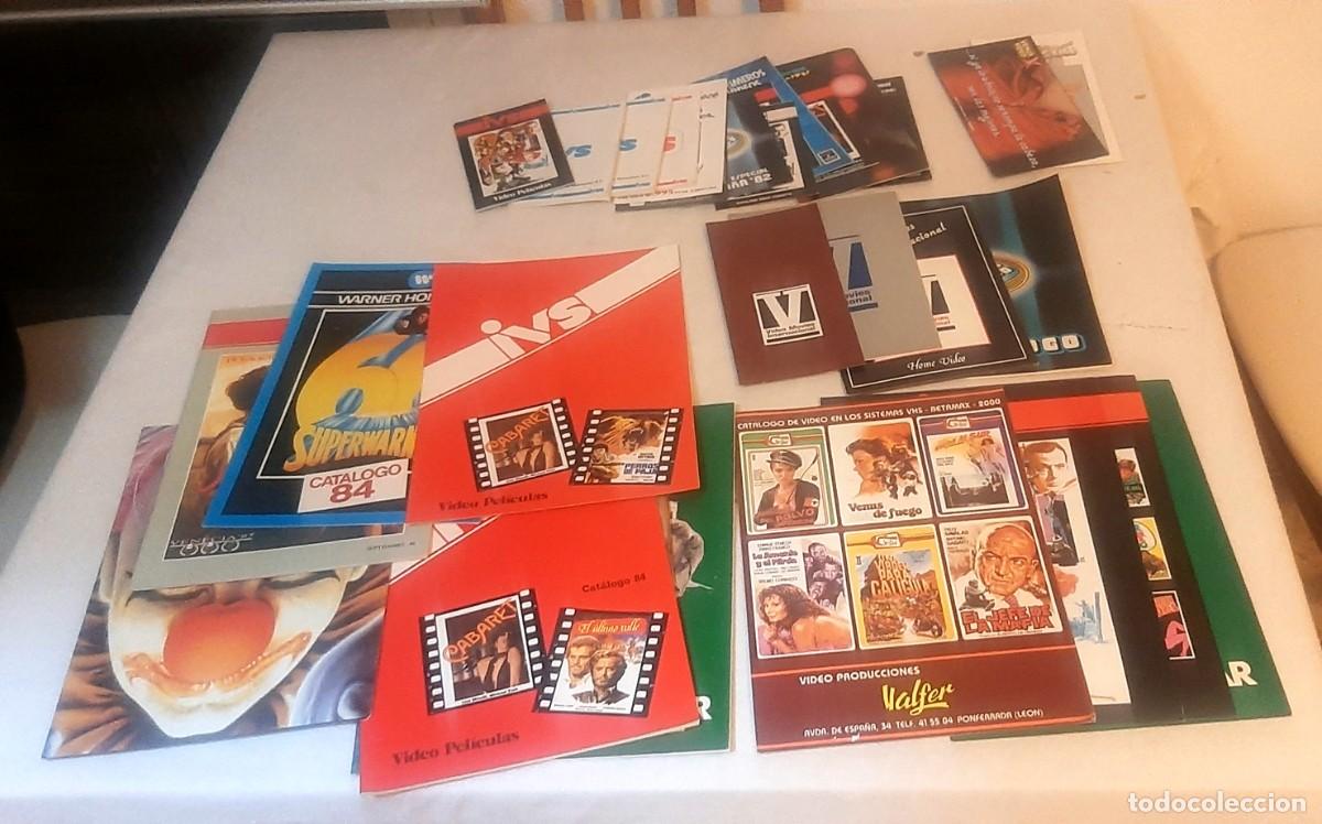 Cine: LOTE DE 31 CATALOGOS DE VIDEOCLUB ANTIGUOS.MAZINGERZ,