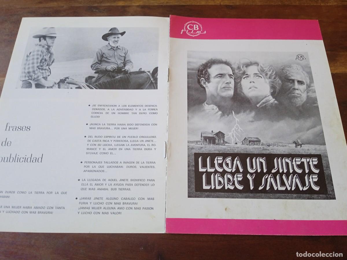 Cine: Llega un jinete libre y salvaje - James Caan, Jane Fonda, Jason Robards - Guia original CBFilms 1979