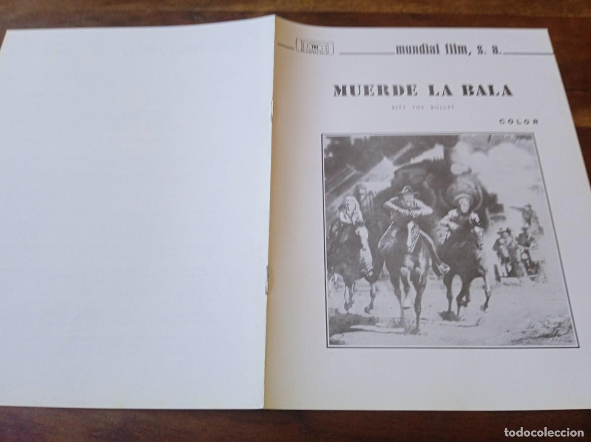 Cine: Muerde la bala - Gene Hackman, Candice Bergen, James Coburn - Guia original Mundial 1975