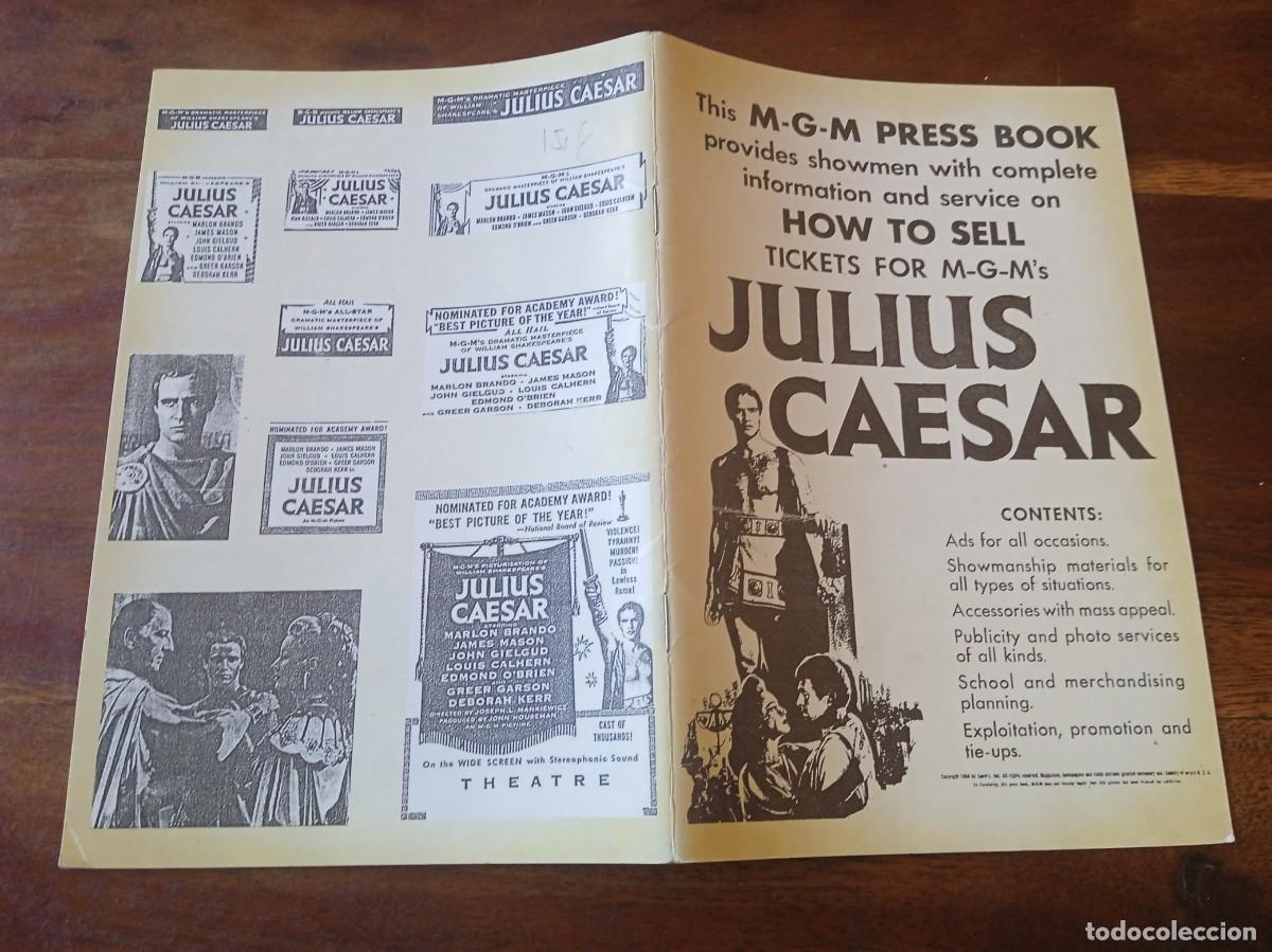 Cine: Julius Caesar - Marlon Brand, James Mason, John Gielgud - Guia original M.G.M reposicion