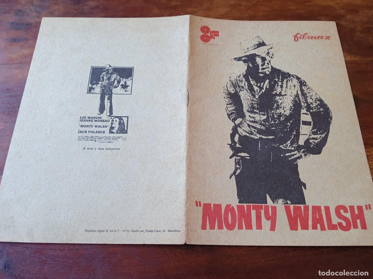 Cine: Monty Walsh - Lee Marvin, Jeanne Moreau, Jack Palance, Bo Hopkins - Guia original Filmax 1970