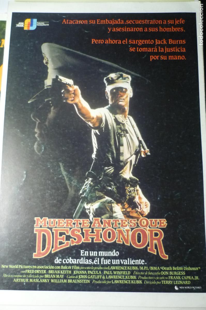 Cine: guia doble muerte antes que deshonor