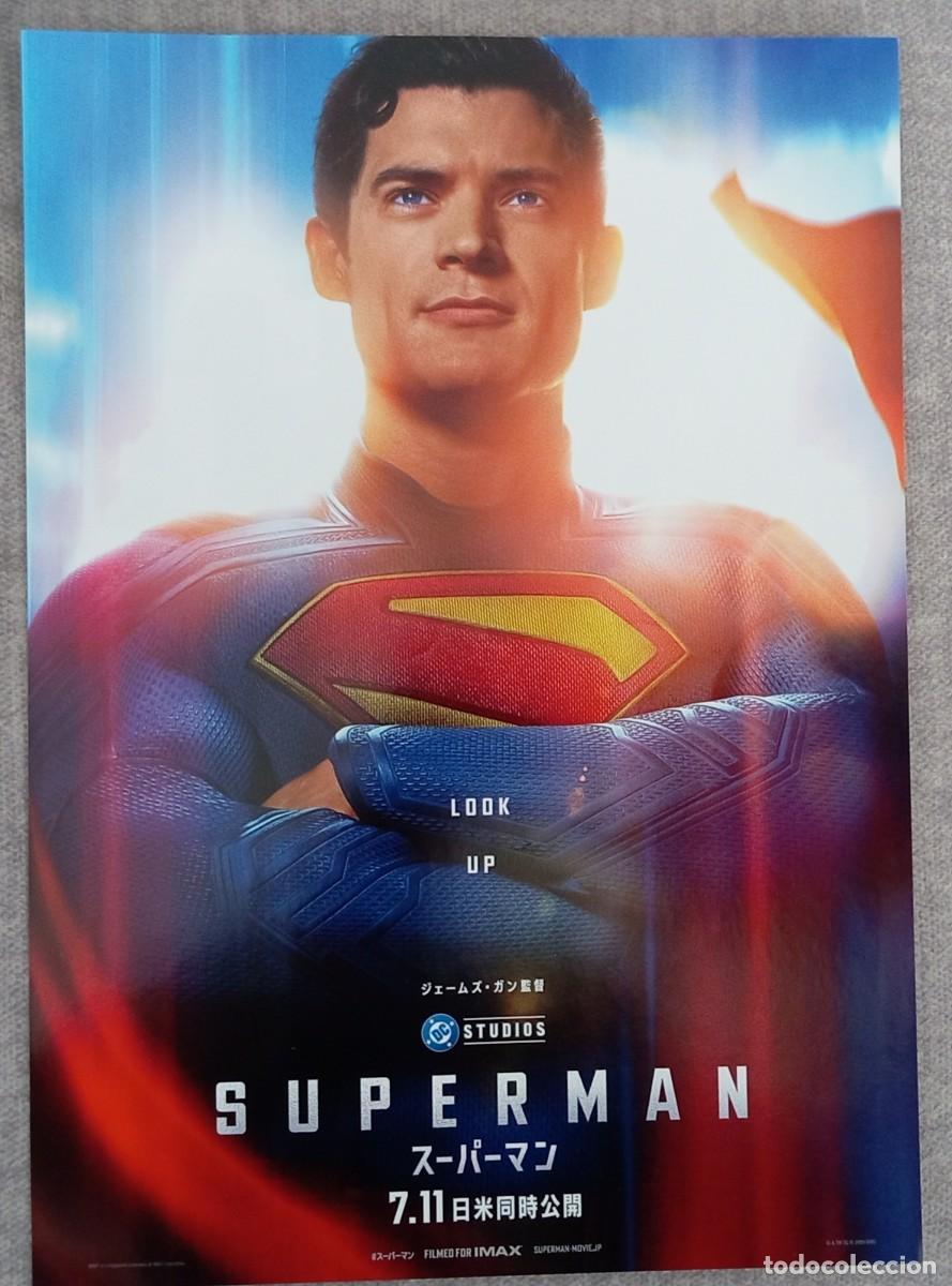 Cine: Gu&iacute;a japonesa programa flyer japon&eacute;s SUPERMAN. James Gunn, David Corenswet, Rachel Brosnahan, JAPAN